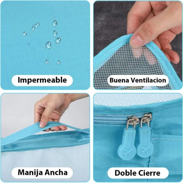 Set de viaje de 6 piezas