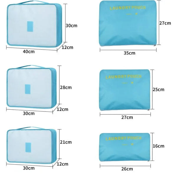 Set de viaje de 6 piezas